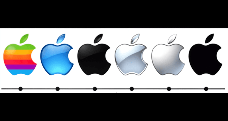 حقایقی شگفت انگیز در مورد سیر تحول لوگوی اپل | تاریخچه لوگو اپل